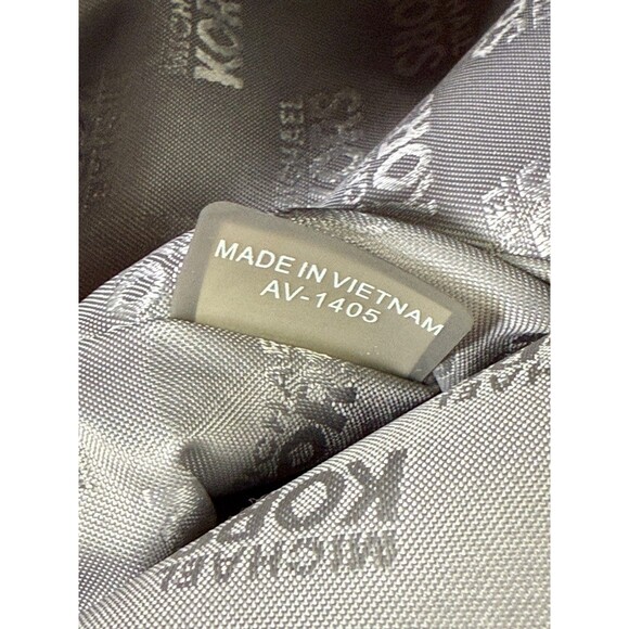 MICHAEL KORS Large Hamilton Gray Luxury Embossed Leather Satchel Shoulder Bag - Picture 5 of 17